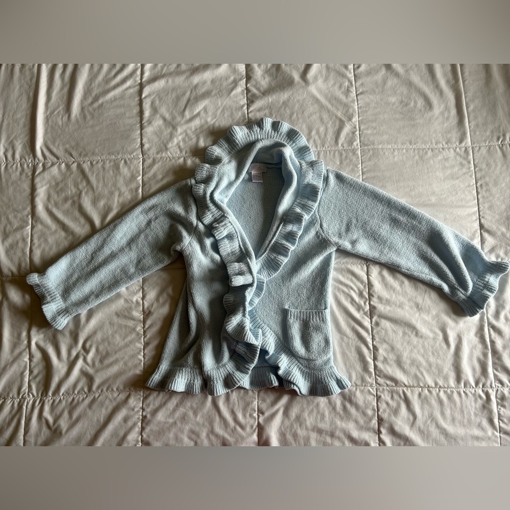 Women’s Baby Blue Softies 3/4 Sleeve Sweater